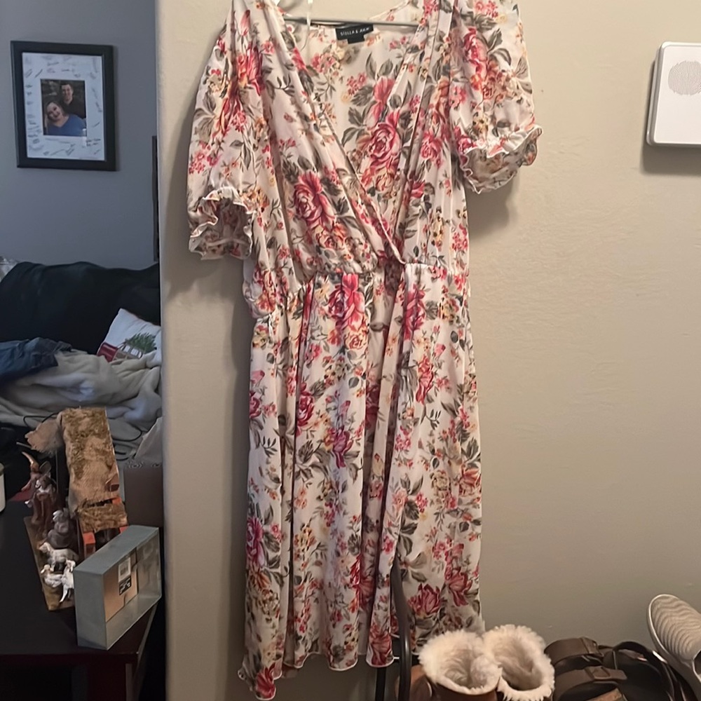 18W floral dress.